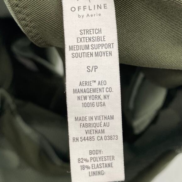 AERIE OFFLINE Stretch Extensible Sports Bra Camouflage Size Small Medium Support - Picture 4 of 4